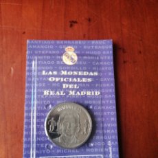 Coleccionismo deportivo: LAS MONEDAS OFICIALES DEL REAL MADRID POMOCIONAL AS MCMANAMAN