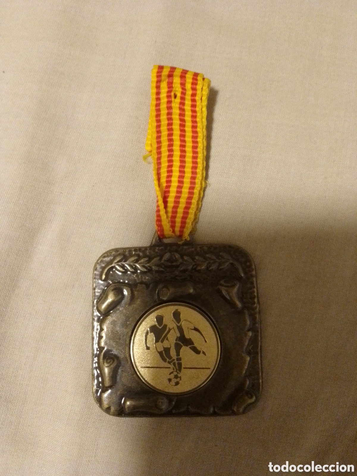 Coleccionismo deportivo: MEDALLA DE PLATA DE F&Uacute;TBOL NAVIDAD 95 CASACANAL CSL SAN JOS&Eacute;