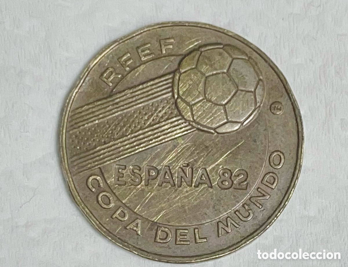 Coleccionismo deportivo: MONEDA CONMEMORATIVA MUNDIAL ESPA&Ntilde;A 82 ITALIA *DANONE