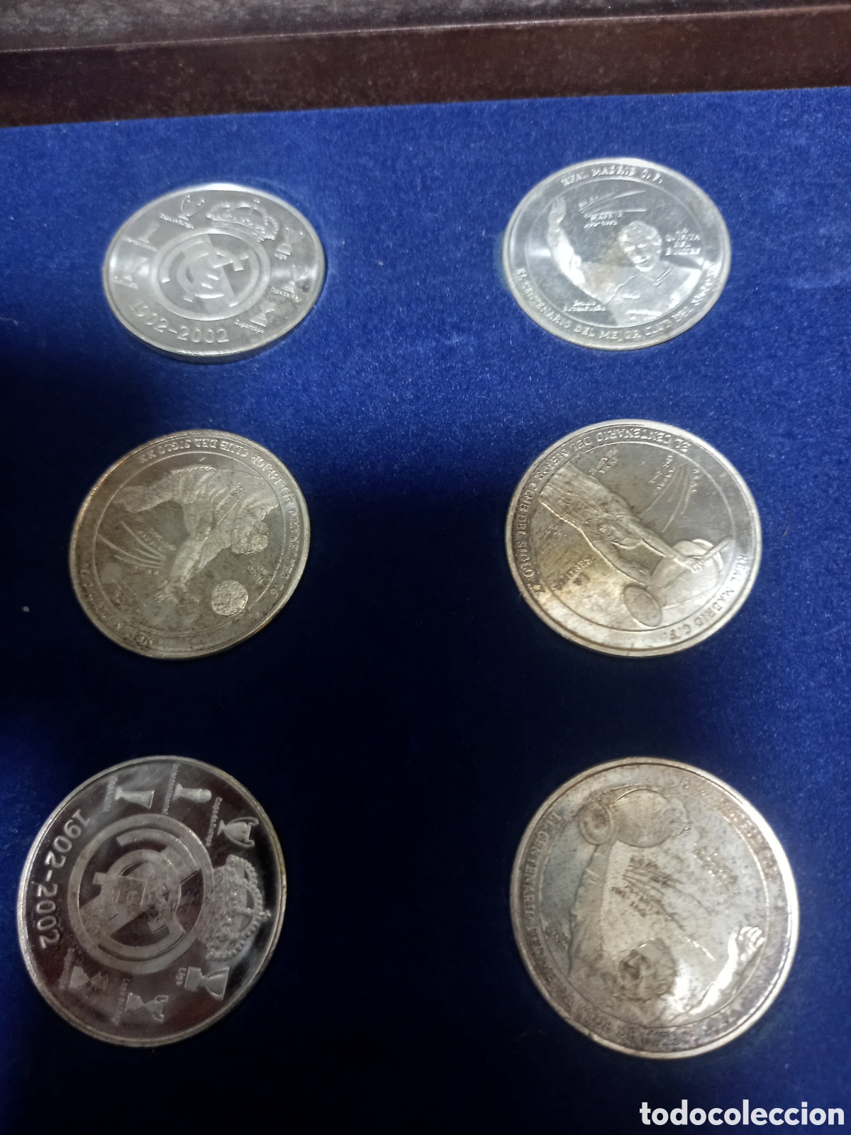 Coleccionismo deportivo: Monedas centenario Real Madrid - Foto 2