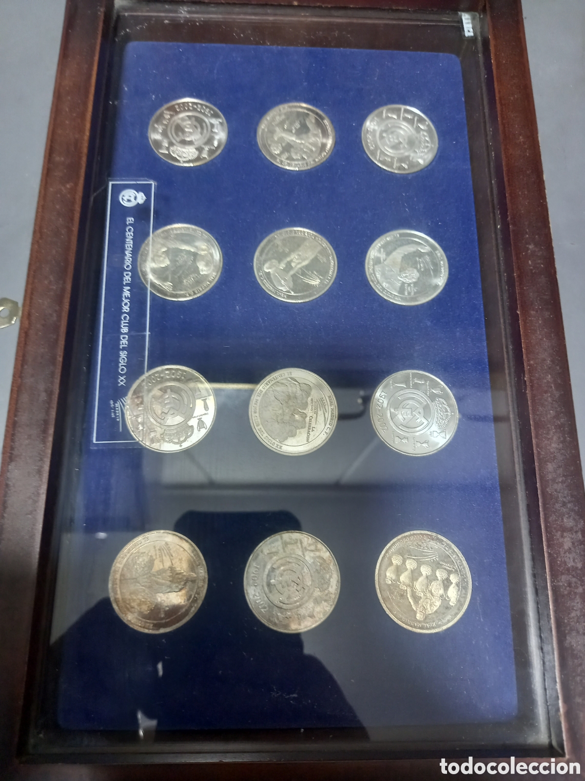 Coleccionismo deportivo: Monedas centenario Real Madrid - Foto 1