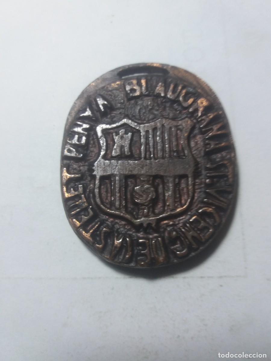Coleccionismo deportivo: Medalla Penya Blaugrana SANT VICEN&Ccedil; DE CASTELLET