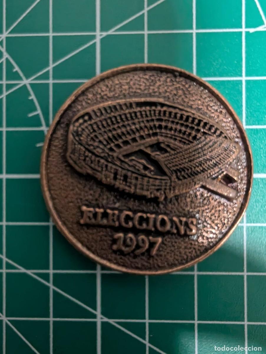 Sports collectibles: MEDALLA FCB. FUTBOL CLUB BARCELONA, ELECCIONS 1997