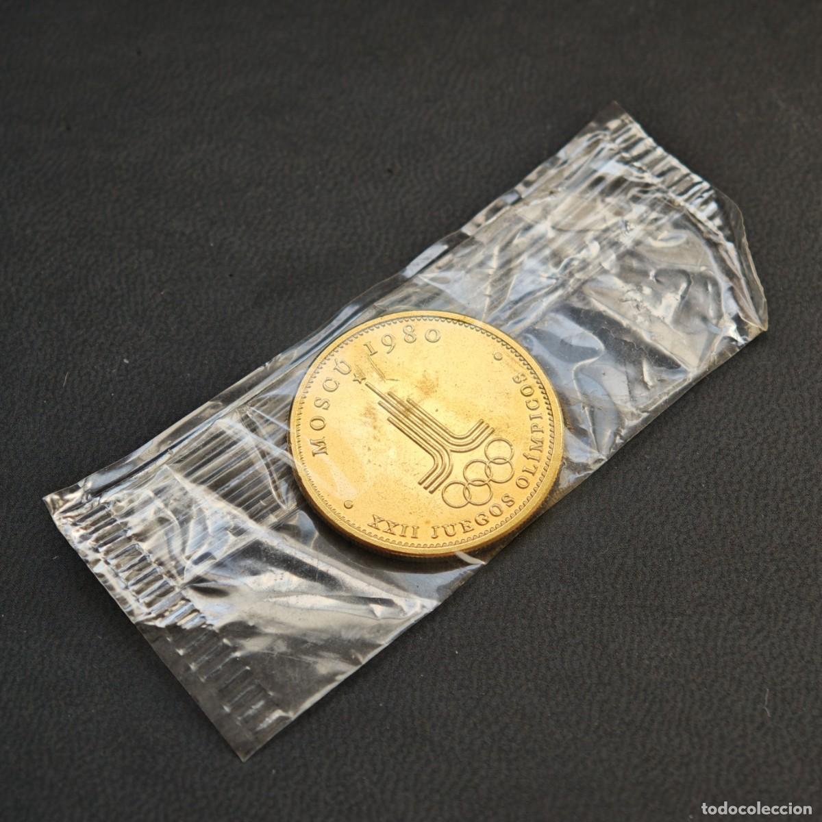 Coleccionismo deportivo: MOSCU 1980 Olympic medal medalla conmemorativa juegos ol&iacute;mpicos