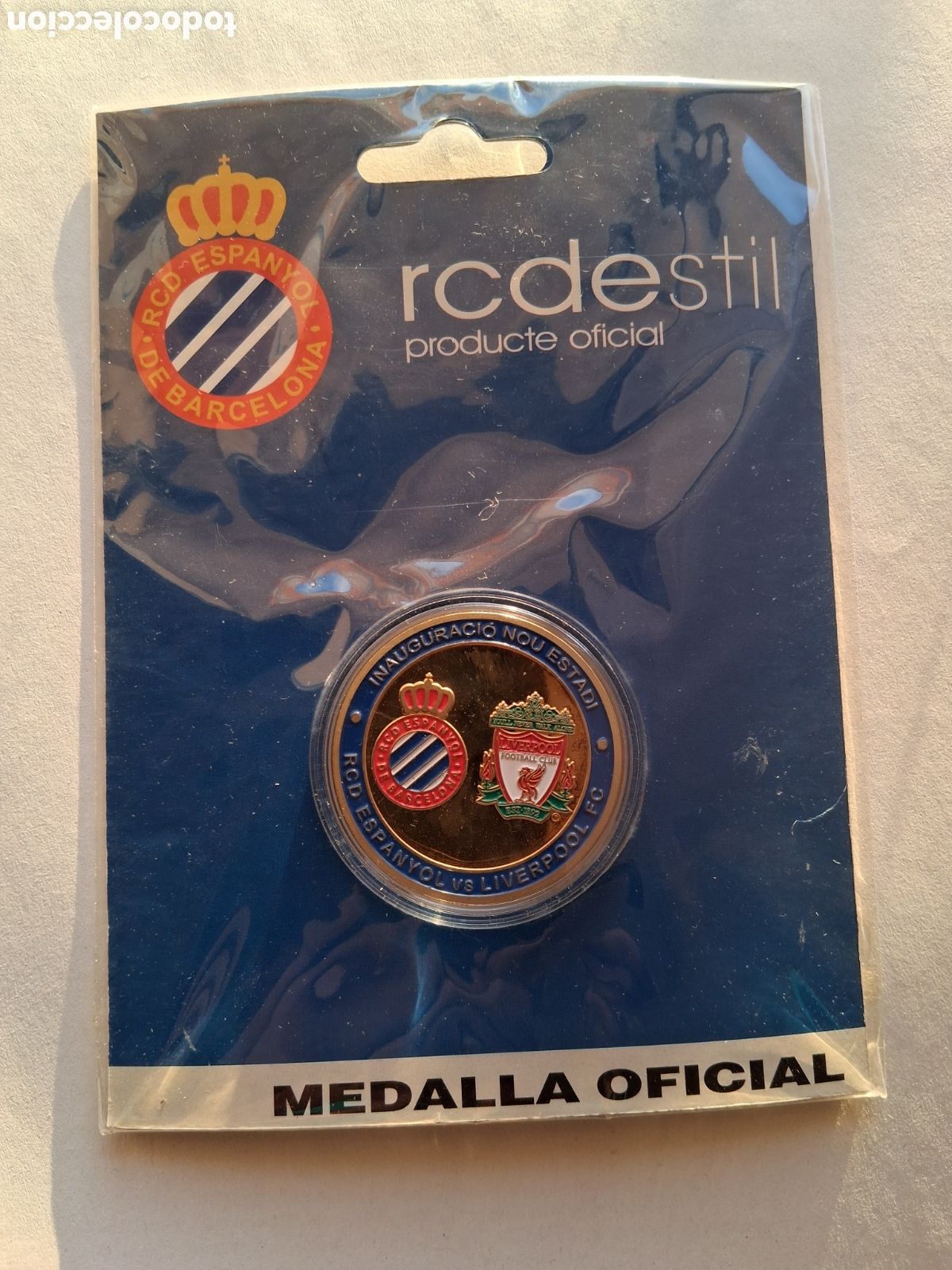 Coleccionismo deportivo: RCD ESPANYOL. MEDALLA INAUGURACION ESTADIO 2009