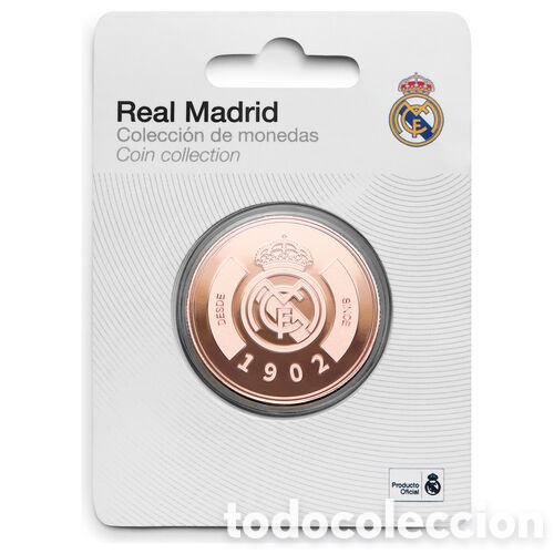 Colecionismo desportivo: Moneda 1902 Real Madrid