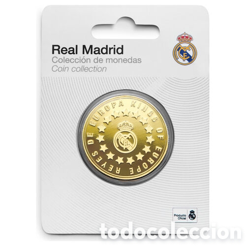 Colecionismo desportivo: Moneda Kings of Europe Real Madrid