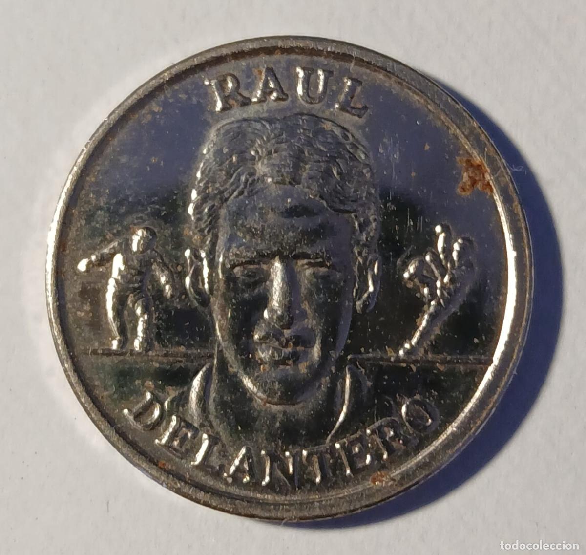 Colecionismo desportivo: RA&Uacute;L - De la Colecci&oacute;n Las Medallas de la Selecci&oacute;n Espa&ntilde;ola de F&uacute;tbol 2000 -Federaci&oacute;n Espa&ntilde;ola