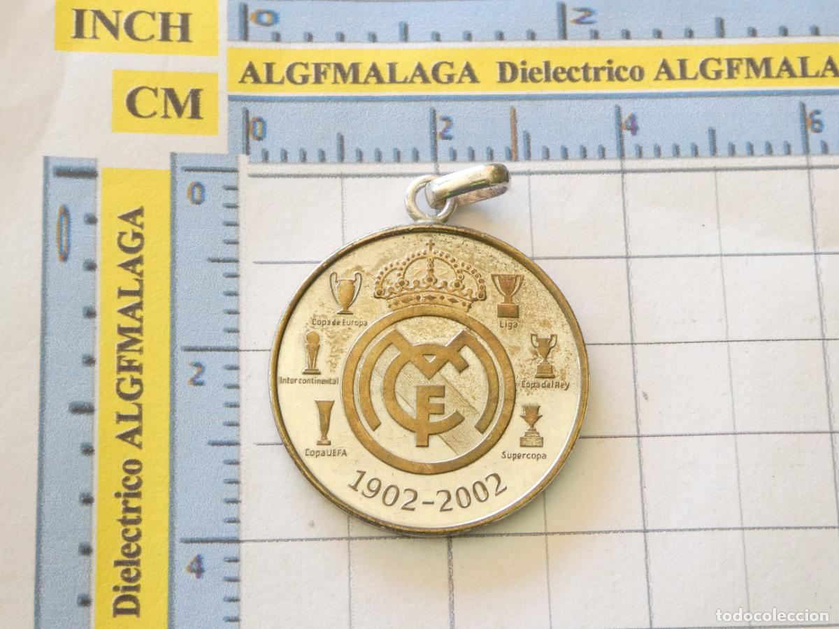 Sammelleidenschaft Sport: MEDALLA MONEDA CENTENARIO REAL MADRID CF. 1902 2002. SEXTA COPA EUROPA PACO GENTO 1966. 10GR