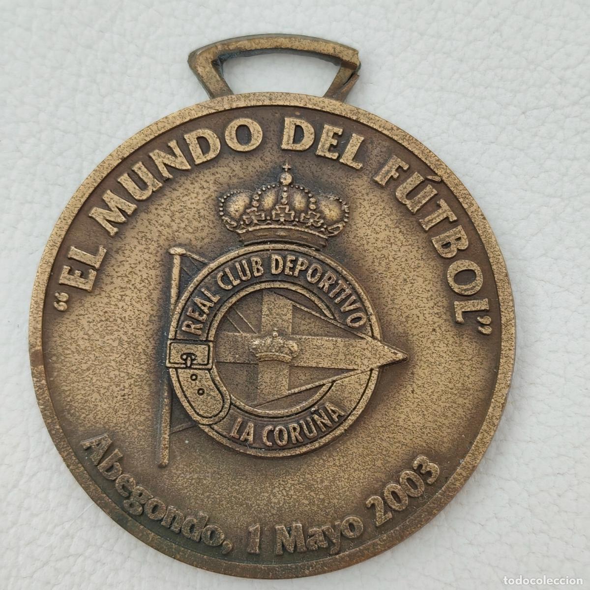 Coleccionismo deportivo: Medalla real club deportivo de la Coru&ntilde;a 2003 Xunta de galicia