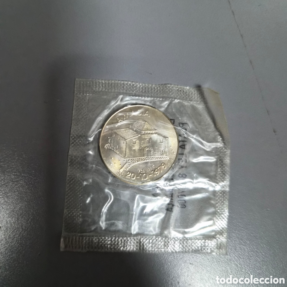 Coleccionismo deportivo: Moneda conmemorativa del FC Barcelona de plata Iv&aacute;n de la Pe&ntilde;a