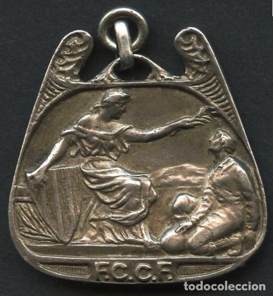 Collectionnisme sportif: F&Uacute;TBOL, MEDALLA DE PLATA, COMIT&Eacute; PROVINCIAL DE BARCELONA, TEMPORADA 1916, 1917