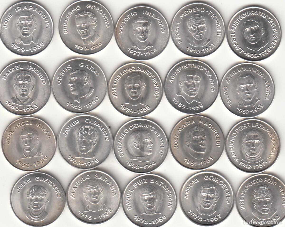 Collezionismo sportivo: MEDALLAS-MONEDAS: FIGURAS INOLVIDABLES ATHLETIC BILBAO / PLATA
