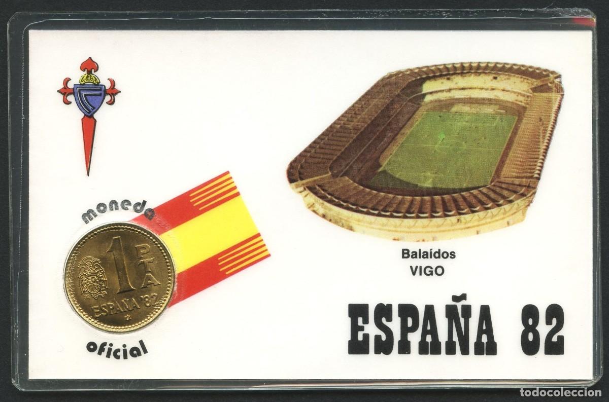 Collectionnisme sportif: MONEDA, CARNET CONMEMORATIVO, COPA DEL MUNDO DE F&Uacute;TBOL, VIGO, 1982