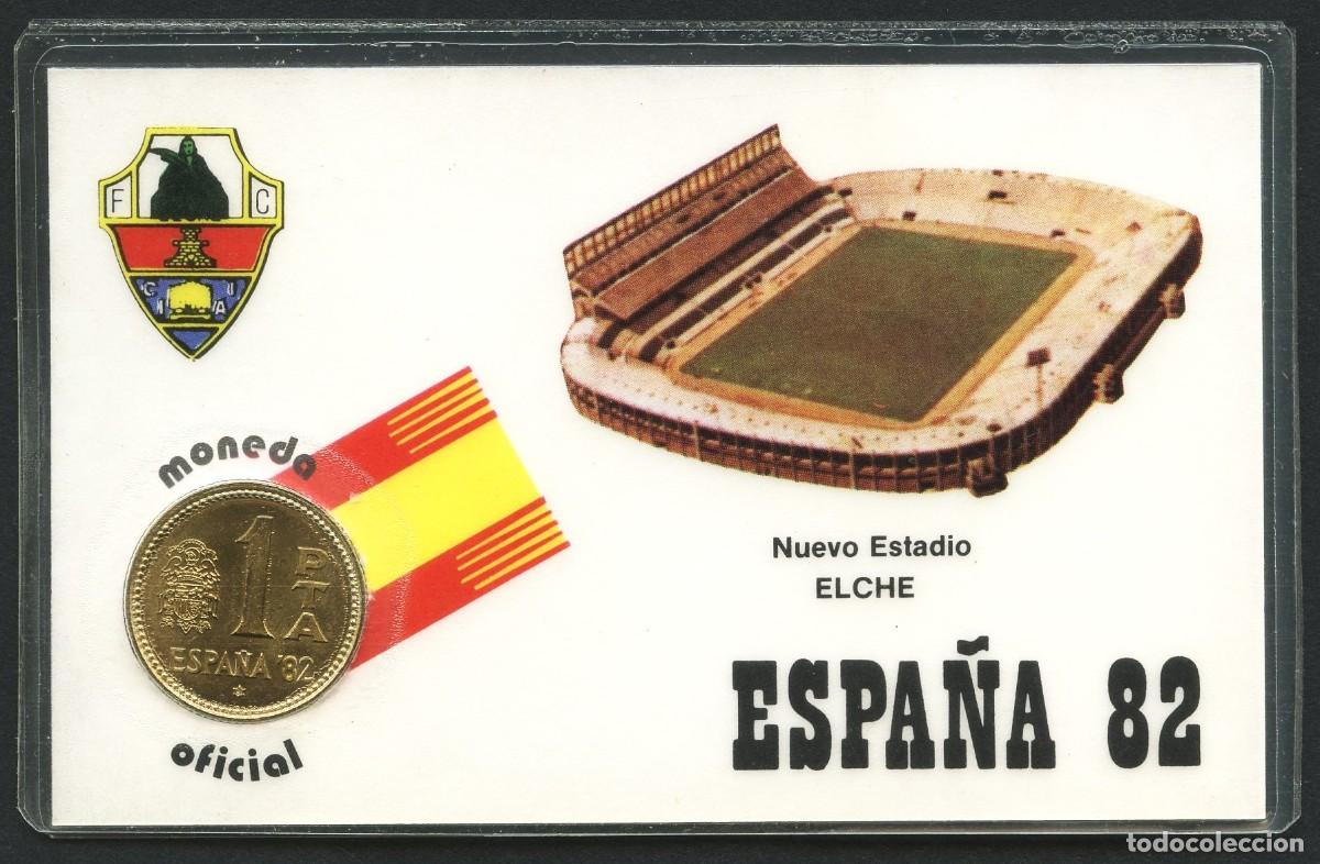 Collectionnisme sportif: MONEDA, CARNET CONMEMORATIVO, COPA DEL MUNDO DE F&Uacute;TBOL, ELCHE, 1982