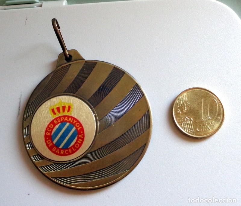 Collectionnisme sportif: MEDALLA TORNEO INFANTIL - F&Uacute;TBOL - LLORET - A&Ntilde;O 2017 - RCD ESPANYOL ESPA&Ntilde;OL