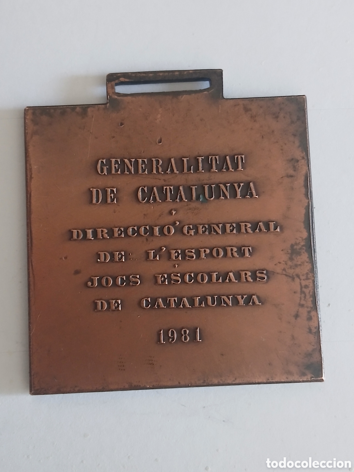 Collectionnisme sportif: MEDALLA GENERALITAT DE CATALUNYA JOCS ESPORTIUS ESCOLARS DE CATALUNYA 1981