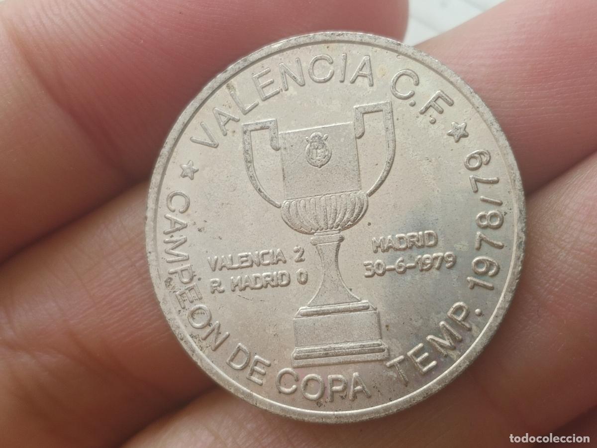 Colecionismo desportivo: MONEDA VALENCIA CLUB FUTBOL CAMPEON COPA 1978 1979