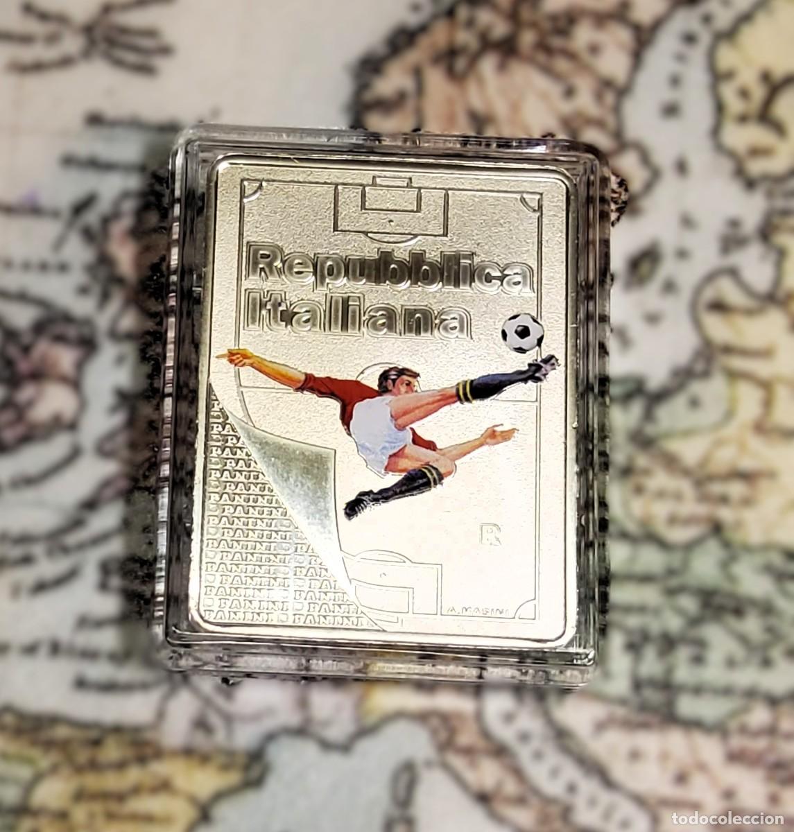 Coleccionismo deportivo: ITALIA 5 euro plata COLECCI&Oacute;N 2022 FUTBOL - PANINI - SERIE EXCELENCIAS ITALIANAS.