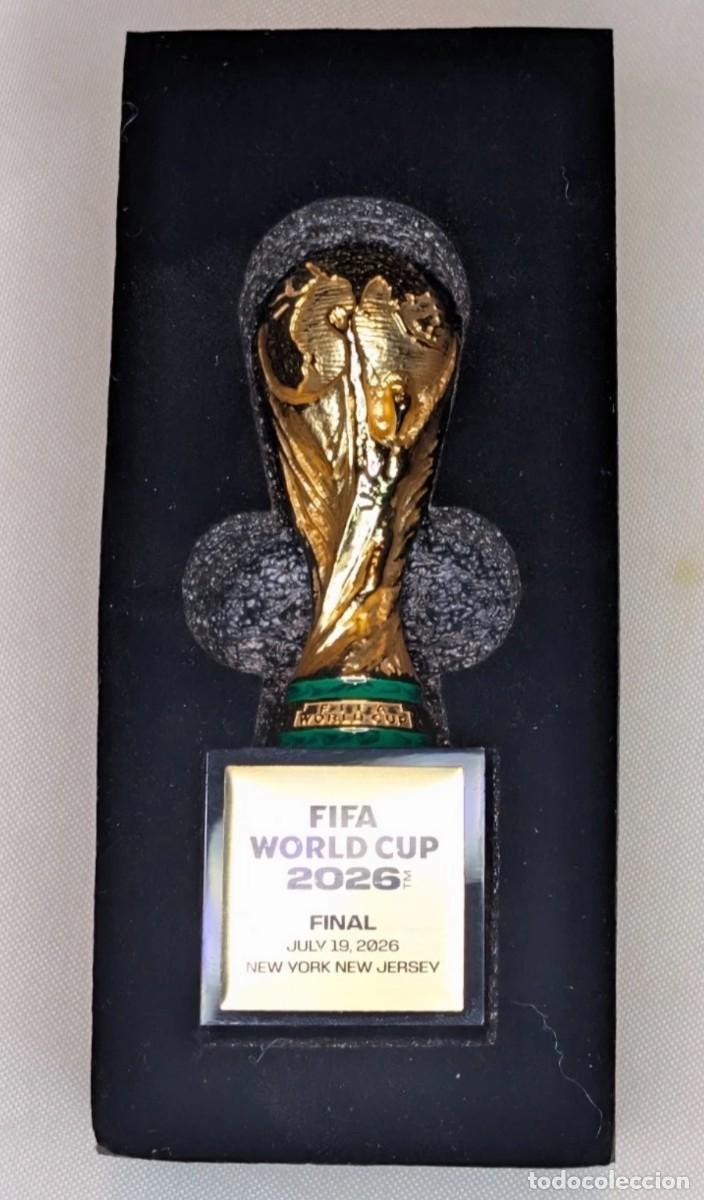 Coleccionismo deportivo: FIFA World Cup 2026 Official VIP Hospitality Gift Final Original Mini Trophy &ndash; Argentina vs Spain