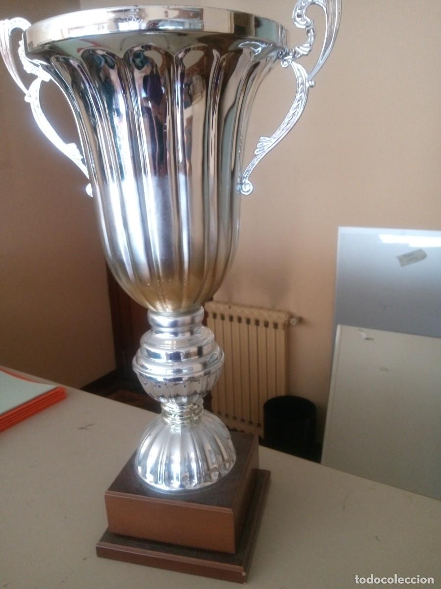 Sports collectibles: Trofeo Deportivo madera y metal