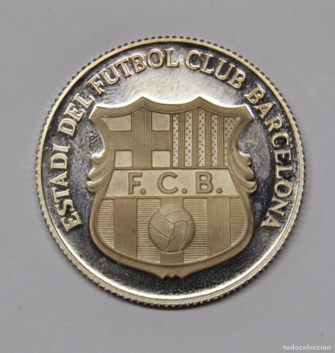 Colecionismo desportivo: MEDALLA PLATA FUTBOL CLUB BARCELONA - ESTADI - CAMPIONAT MUNDIAL DE FUTBOL 1982 - LOTE 0364