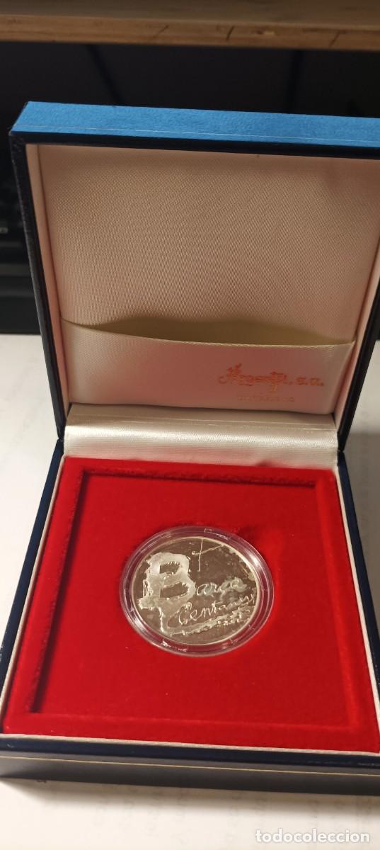Sammelleidenschaft Sport: Medalla Centenario F.C.Barcelona, 1899-1999 en plata de ley 925 por Argentfi, Barcelona