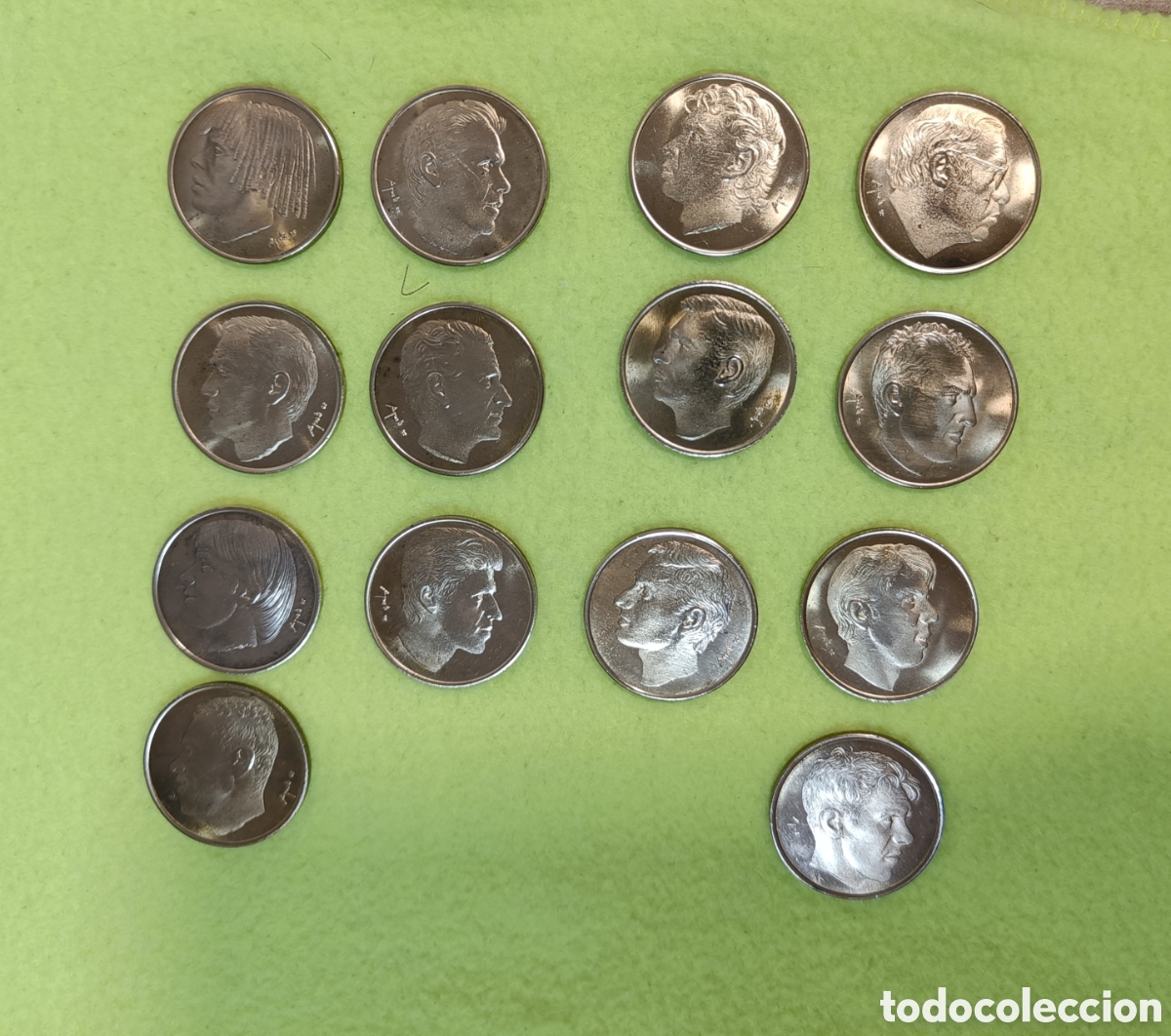 Collezionismo sportivo: Lote 14 monedas Valencia C.F.