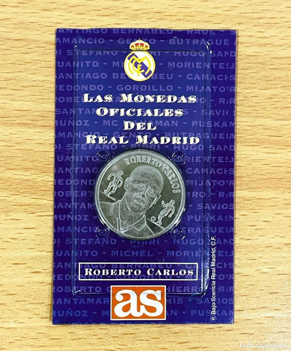 Collezionismo sportivo: LAS MONEDAS OFICIALES DEL REAL MADRID DEL SIGLO XX, POR EL DIARIO AS - ROBERTO CARLOS