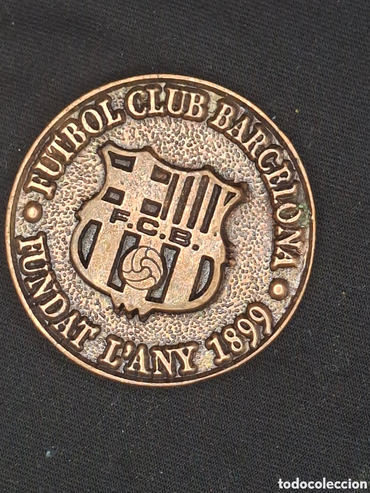 Collezionismo sportivo: Moneda Medalla Conmemorativa F&uacute;tbol Club Barcelona Fundat L'any 1899 Eleccions 1997. MTC5