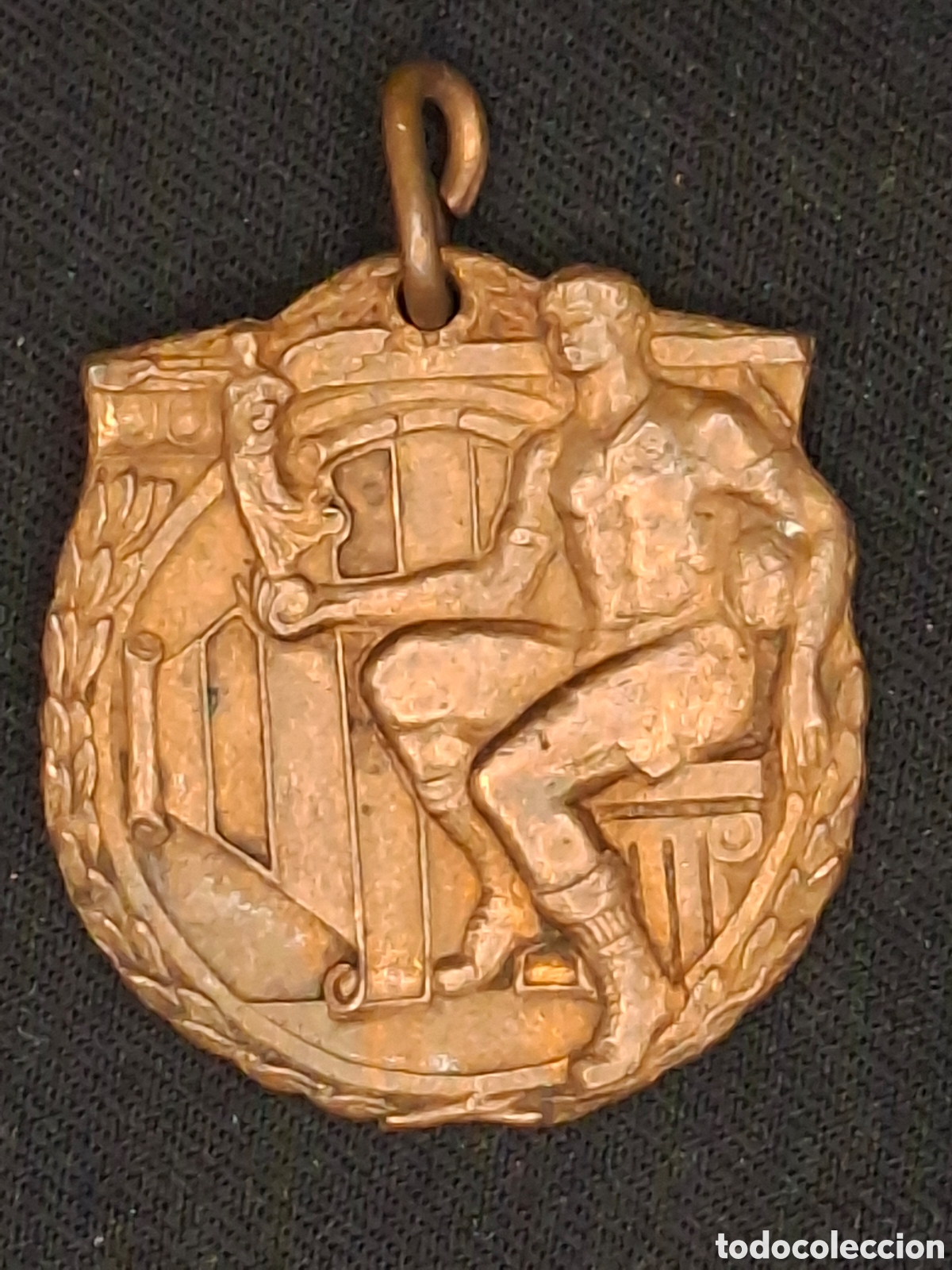 Coleccionismo deportivo: Medalla futbol campeonato infantil de la federaci&oacute;n catalana 84-85 . MTC6
