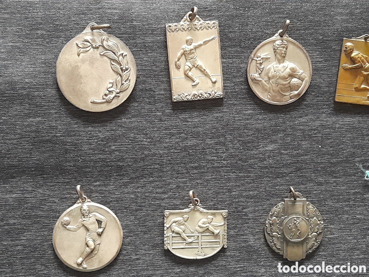 Coleccionismo deportivo: Lote de medallas deportivas de los a&ntilde;os 50/60