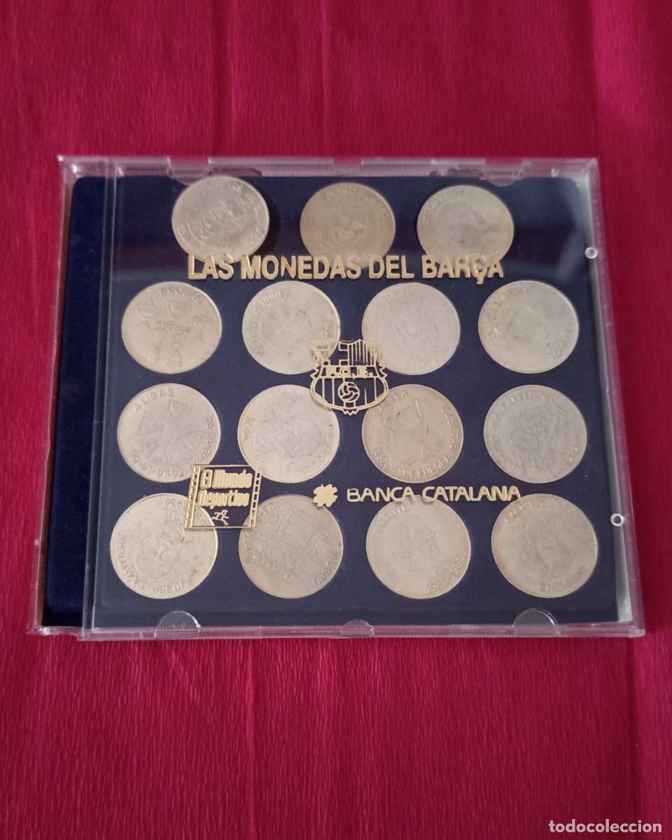 Coleccionismo deportivo: Colecci&oacute;n &rdquo;Las Monedas del Bar&ccedil;a&rdquo; - Plata de Ley