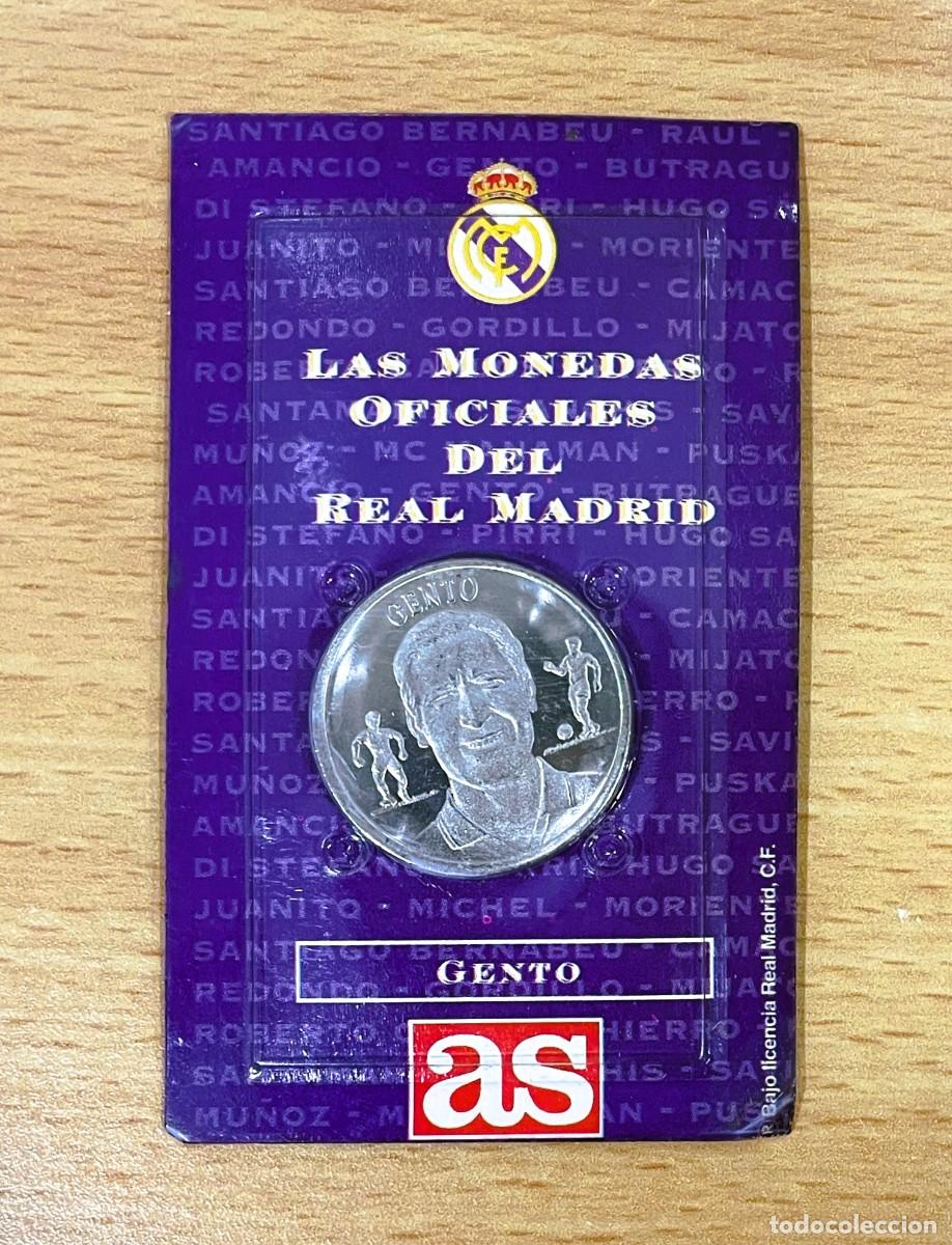 Coleccionismo deportivo: LAS MONEDAS OFICIALES DEL REAL MADRID DEL SIGLO XX, POR EL DIARIO AS - PACO GENTO