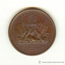 Medallas históricas: RARA MEDALLA BATALLA LANDEN 1693 FRANCIA CONTRA LA GRAN ALIANZA ESPAÑA, INGLATERRA Y PAISES BAJOS
