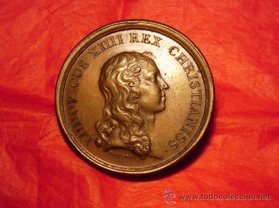 Medallas hist&oacute;ricas: Medalla luisXIV.1654 - Foto 1