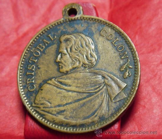 Medallas hist&oacute;ricas: Medalla rdo.del 4&ordm; centenario,1892 - Foto 1