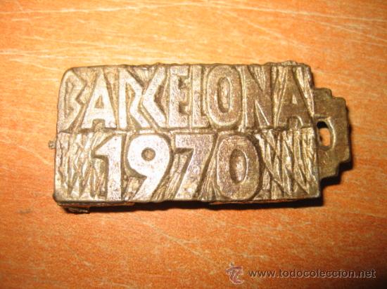 Medallas hist&oacute;ricas: BARCELONA 1970  TVE - Foto 1