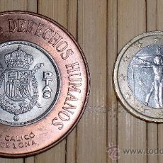 Medallas históricas: MEDALLA MONEDA DERECHOS HUMANOS CURIOSA
