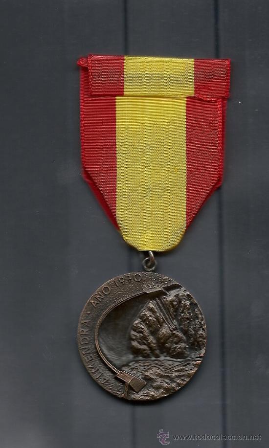 Medallas hist&oacute;ricas: MEDALLA DEL MINISTERIO DE OBRAS PUBLICAS, IBERDUERO 1970