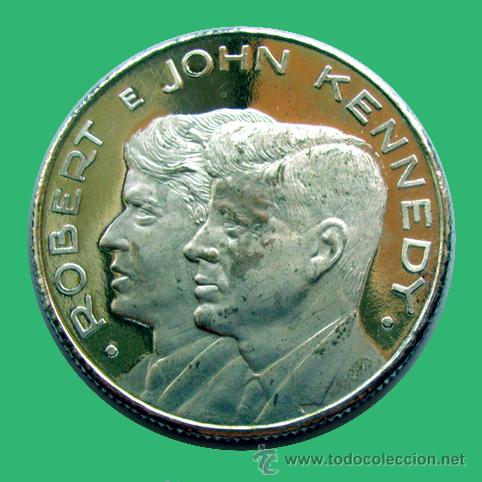 Medallas hist&oacute;ricas: MEDALLA HIST&Oacute;RICA . ROBERT E  JOHN KENNEDY - Foto 1