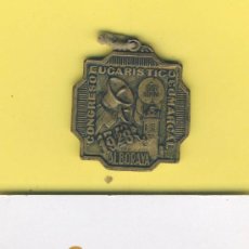 Medallas históricas: ALBORAYA VALENCIA CONGRESO EUCARISTICO COMARCAL 1948 VI CENTENARIO DEL MIRACLE DEL PEIXETS . Lote 29242026