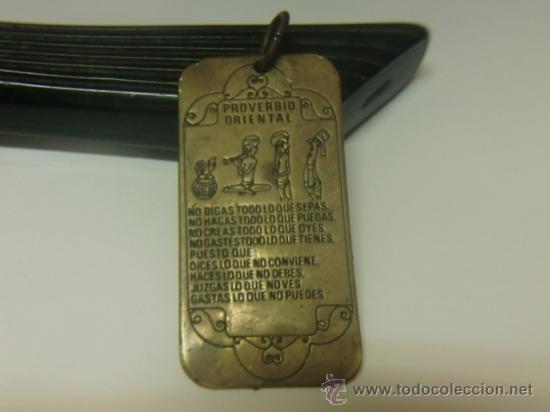 Medallas hist&oacute;ricas: Medalla proverbio oriental de bronce - Foto 1