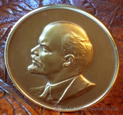 Medallas hist&oacute;ricas: MEDALL&Oacute;N O PLACA DE LENIN. - Foto 3
