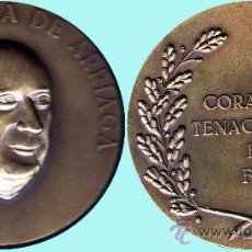 Medallas históricas: ESPAÑA 1978.- J. SANTANA - GENERAL KAULZA DE ARRIAGA. REV. CORAGEM TENACIDADE E FE. EN BRONCE. Lote 37287575