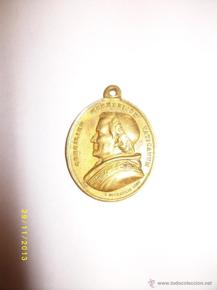 Medaglie storiche: CONCILIUM ECUMENICUM VATICANUM ET FIET UNUM OVILE ET UNUS PASTOR -MEDALLA 1869