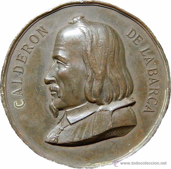 Medallas hist&oacute;ricas: MEDALLA 2&ordm; CENTENARIO DE CALDER&Oacute;N DE LA BARCA. 1.881 - Foto 1