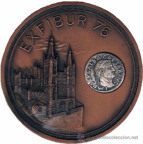 Medallas hist&oacute;ricas: MEDALLA EXFIBUR. BODAS DE PLATA. 1.976 - Foto 1