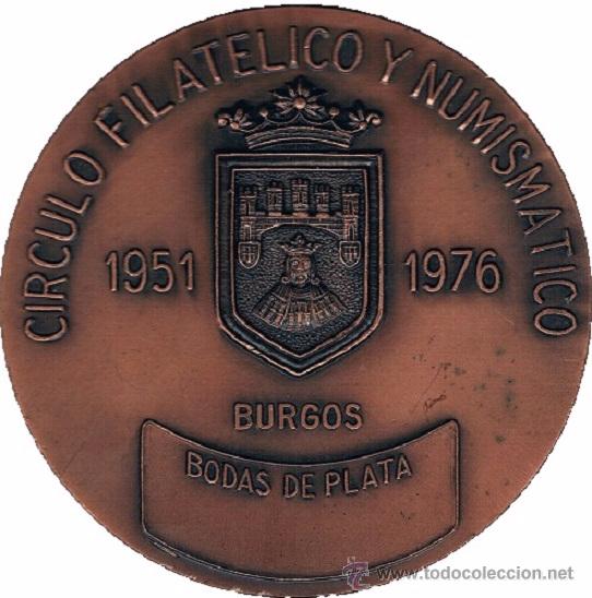 Medallas hist&oacute;ricas: MEDALLA EXFIBUR. BODAS DE PLATA. 1.976 - Foto 2