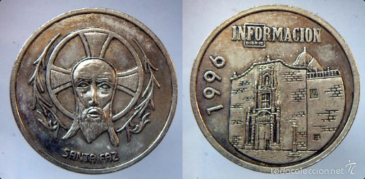 Medallas históricas: MEDALLA DE LA SANTA FAZ DE ALICANTE 1996 EDITADA POR EL DIARIO INFORMACION - Foto 1 - 55237593